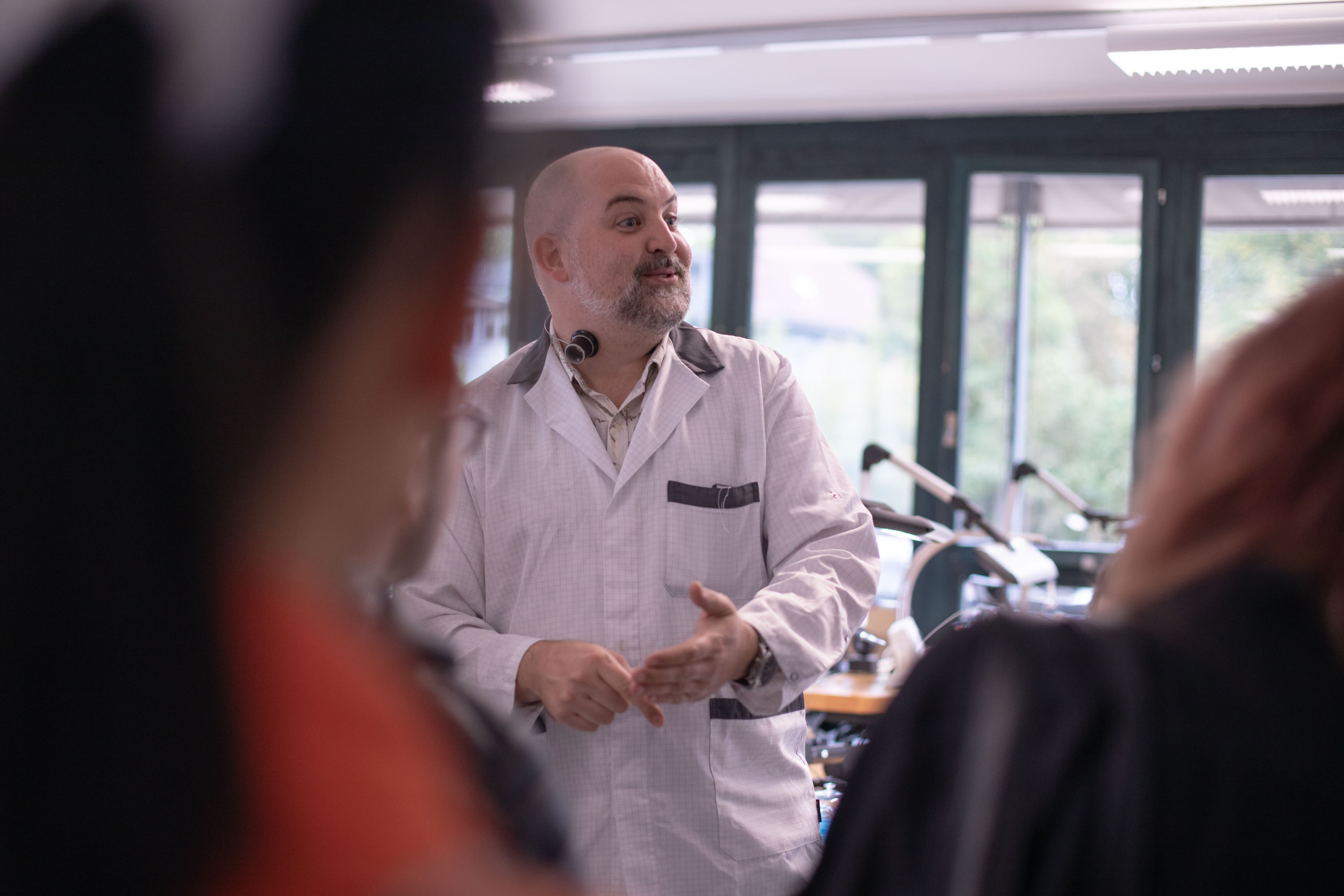 Erster Rundgang Espace d'inclusion Atelier Horlogerie 01.10.26